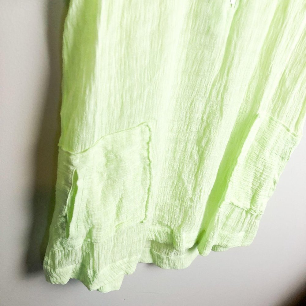 Soft Surroundings Neon Linen Blend Tunic - Picture 3 of 8